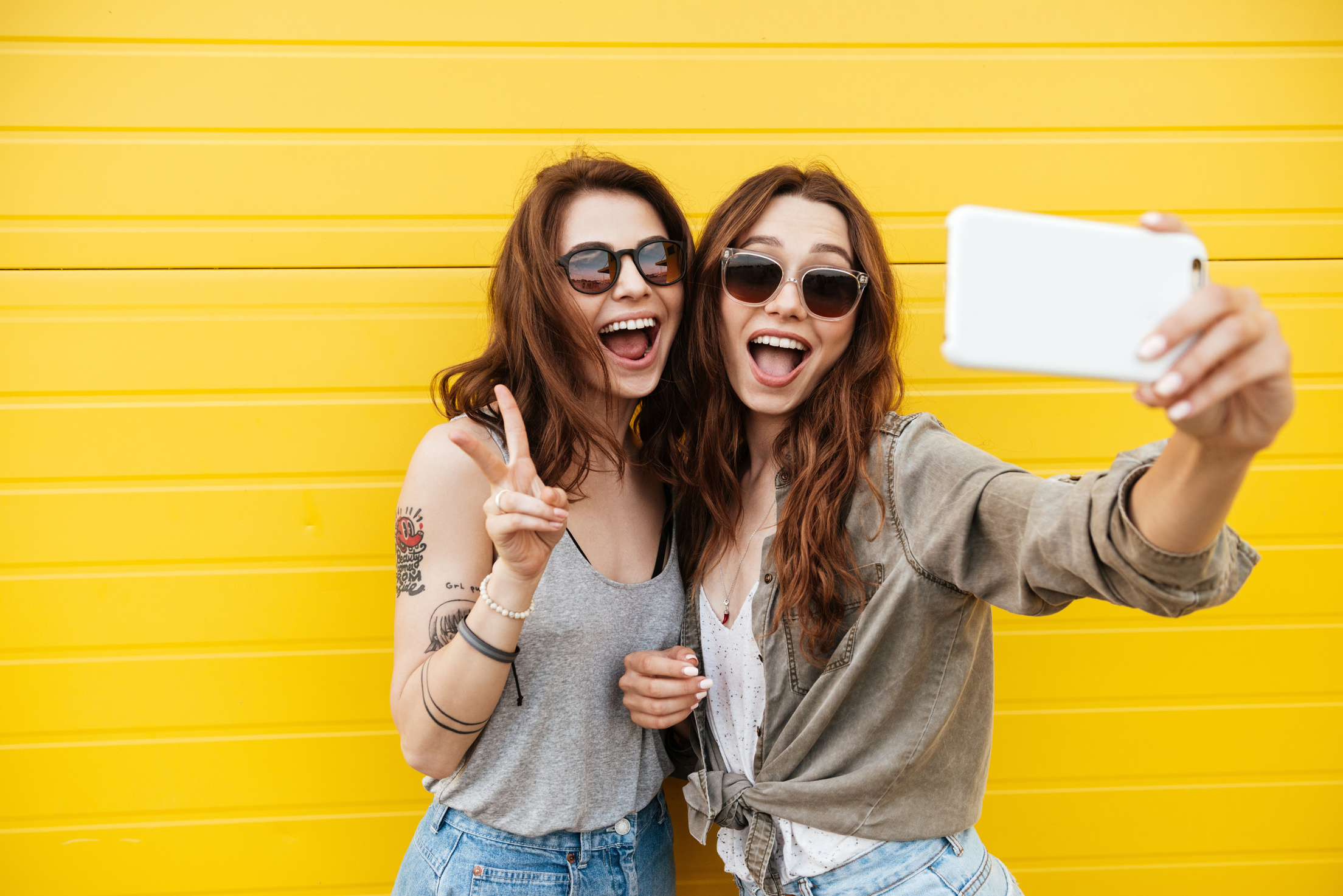 Friends Taking Selfie